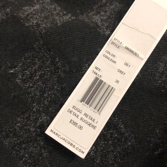 NWT Marc Jacob checkered jeans - Picture 2 of 5